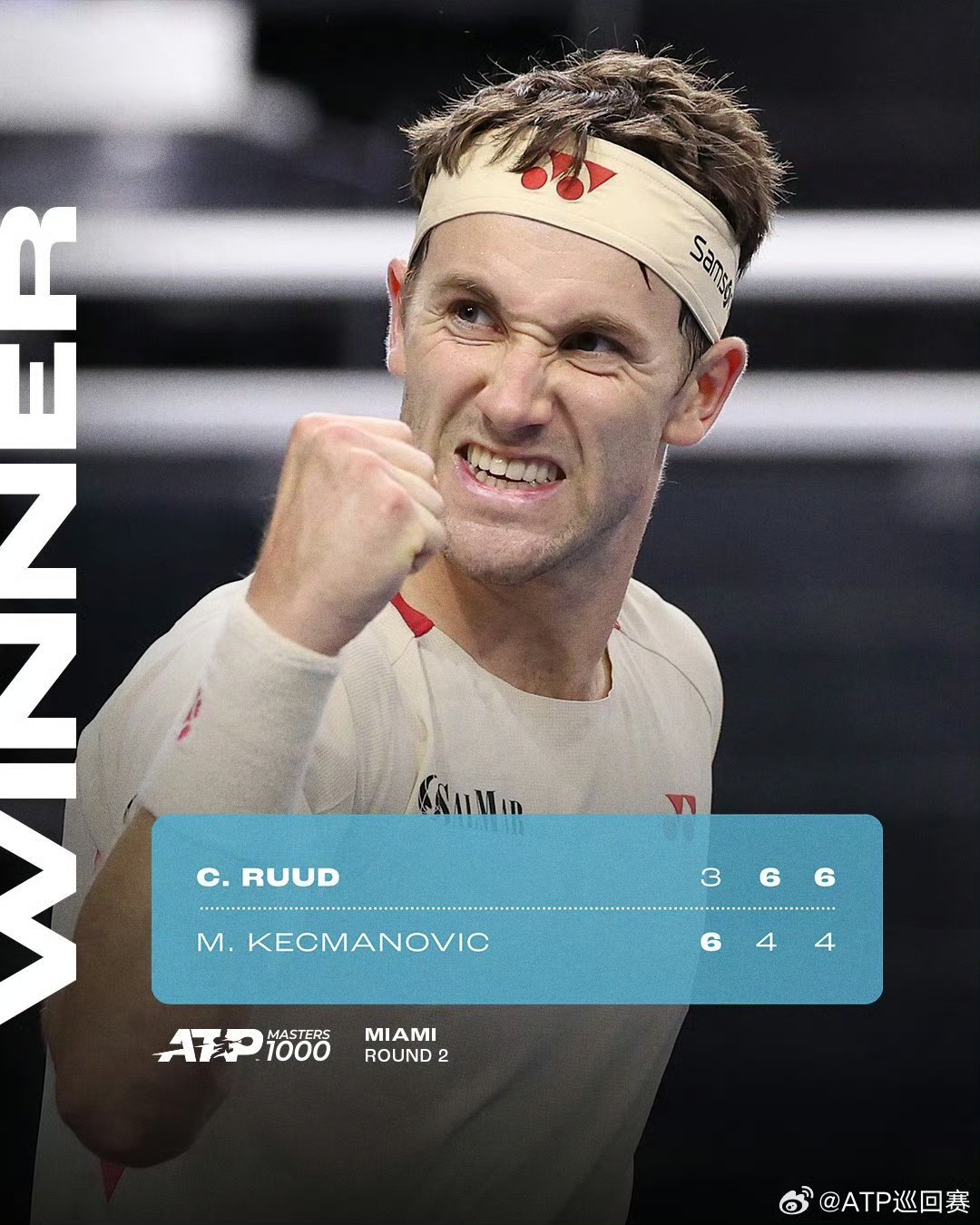 拉沃尔杯完胜ATP总决赛，鲁德刷新纪录的简单介绍